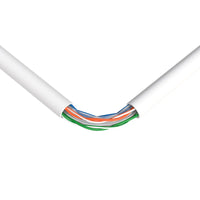 Thumbnail for 1000' Cat6 Ethernet White Bulk Network Cable 23AWG 600Mhz UL Bare Solid Copper Wire UTP 1000' White