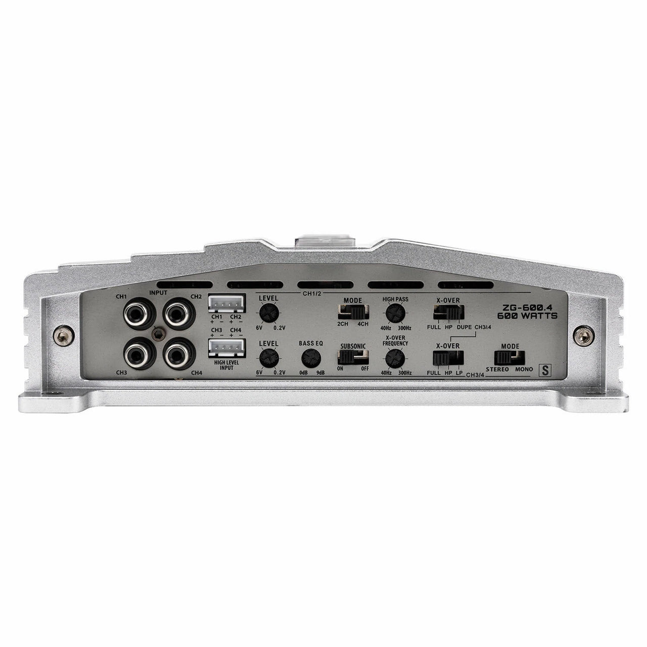 Hifonics ZG-600.4 600W 4-Channel Zeus Gamma Series Subwoofer Amplifier