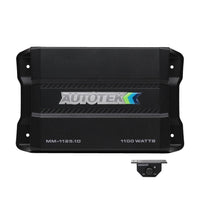 Thumbnail for AUTOTEK MM-1125.1D 1100 Watt 1-Ohm Stable Compact Mono Amplifier