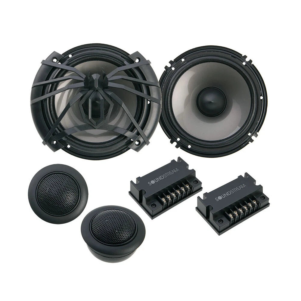 4 X Soundstream AC.6 6.5-inch 6.5" 2-way Car Audio Component Speaker System