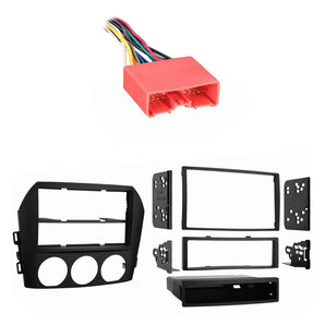 Fit Mazda Miata MX-5 06-08 Multi DIN Stereo Harness Radio Install Dash Kit