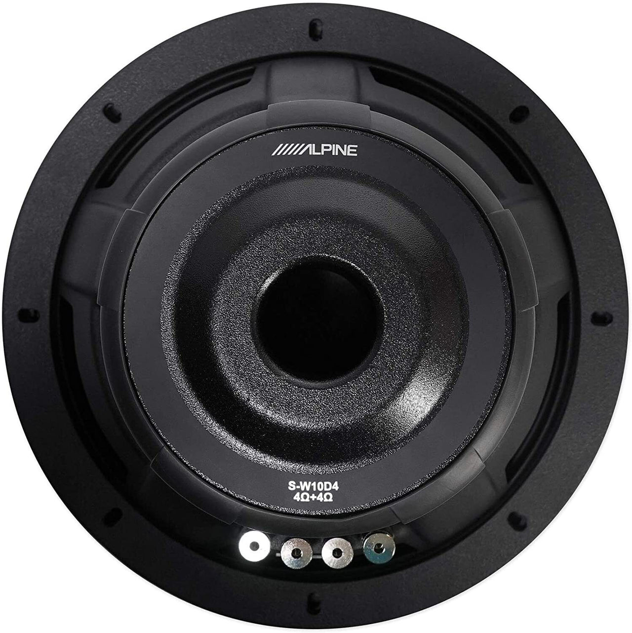 Alpine S-W10D2 Car Subwoofer 1800W 10" Dual 2 Ohm Car Subwoofer with Ported Box