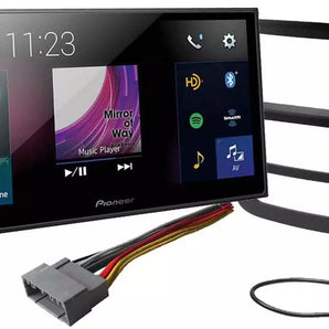 Pioneer DMH-1800NEX 6.8" Double DIN Multimedia Receiver + Kit Fit 02-05 Dodge Ram