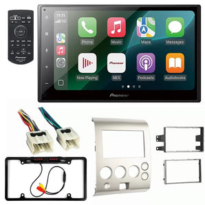 Pioneer DMH-1800NEX 6.8" Double DIN Multimedia Receiver + Kit Fit 04-06 Nissan Titan/Armada
