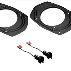 2 AT Speaker Adapter 6x9" 6x8" to 6.5" 6" 5.25" 5" 5x7" Fit Selected Ford