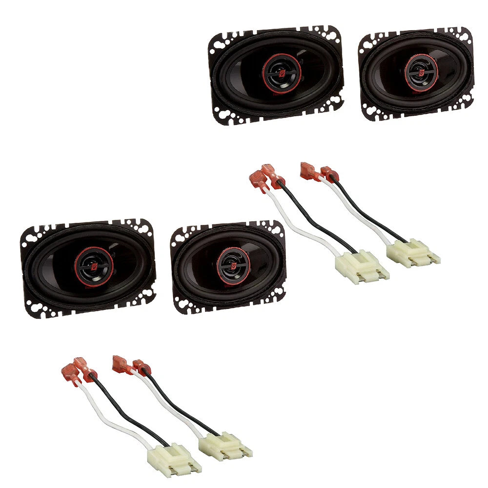 VR10 10" Under Seat Subwoofer 4x6" front/rear truck speakers Fit 1988-1994 GM C/K 1500 2500