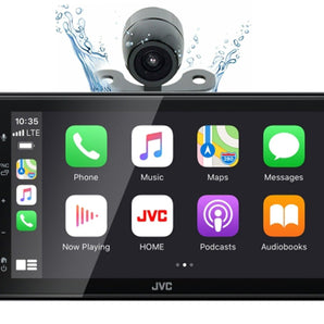 JVC KW-M180BT 2 DIN 6.75" Media Player USB Mirroring For Android Bluetooth + Backup Camera