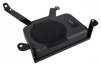  Alpine PSS-23WRA powered subwoofer sound system components for Jeep Wrangler Unlimited 2018 and up.