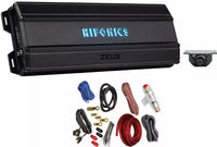 Thumbnail for Hifonics ZD-2550.1D 2550W Mono Amplifier 1 Ohm Class-D Amp + KIT4 4G Amp Kit