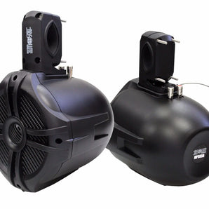 2 Absolute MPS65B Marine RV 6.5" 200W RMS Wake Tower POD Enclosure Speaker