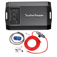 Thumbnail for Rockford Fosgate T400X2AD 2Channel 400W Class AD Compact Amplifier + Amp Kit
