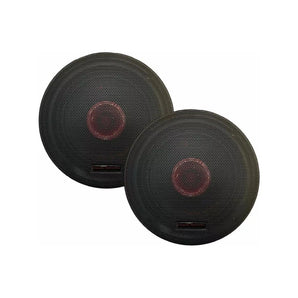 Power Acoustik PR-654T 6.5" 2-Way Midrange Pro Audio Speakers w/ Bullet Tweeter Pair