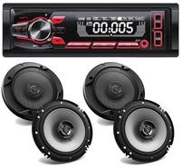 Thumbnail for Cerwin Vega CV15BT AM/FM Bluetooth + 2 Kenwood KFC-1666S 6.5