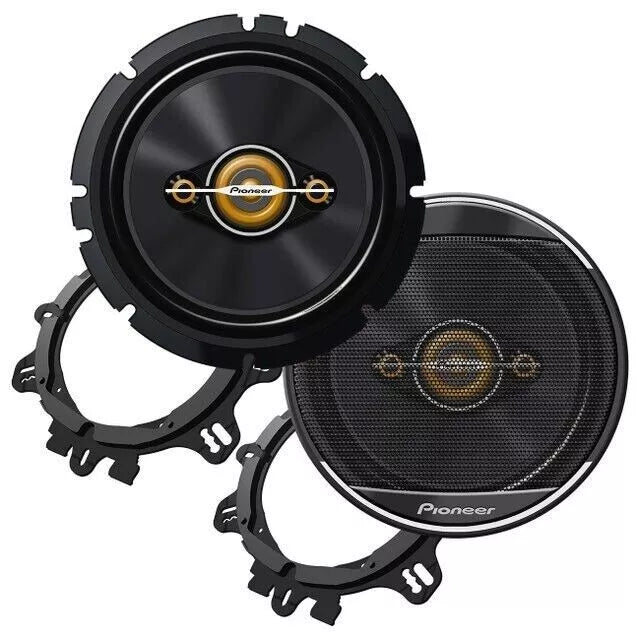 Pioneer TS-A1681F 350W Max 6.5" 4-Way Car Audio Coaxial Speakers