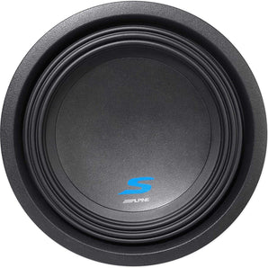 2 Alpine S-W10D4 1800W 10" S-Series Dual 4 Ohm Car Subwoofer