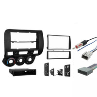 Thumbnail for Fit Honda 2007-2008 Single or Double DIN Stereo Harness Radio Install Dash Kit