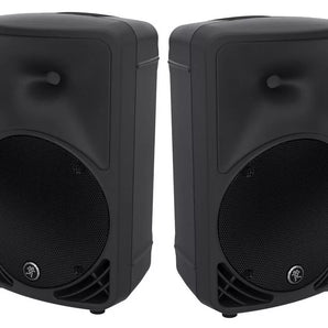 2 Mackie Mackie SRM350v3 1000W 10 inch Powered Speaker