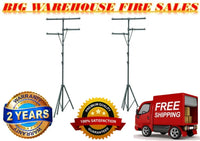 Thumbnail for 2 Pro Audio DJ Multi Arm 8 Bolt Lighting 12 Foot Tripod Light Stand Package