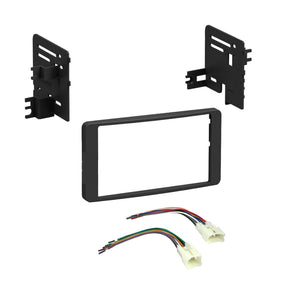 American International Car Radio Stereo Double Din Dash Kit & Harness for 2003-2007 Toyota Tundra Sequoia