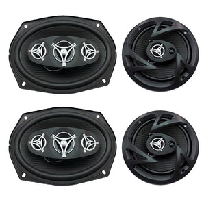 Coax Car-Truck Speakers EF‑694 800W 6x9" & EF-653 400W 6.5"