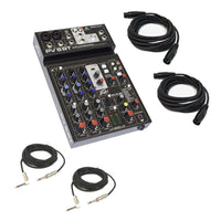 Thumbnail for Peavey PV 6 BT 6 Channel Compact Mixing Mixer Console with Bluetooth + 1/4