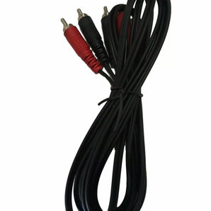 2 Absolute 12' RCA Interconnect Cable Wire Marine Car Amplifier Stereo Home Audio