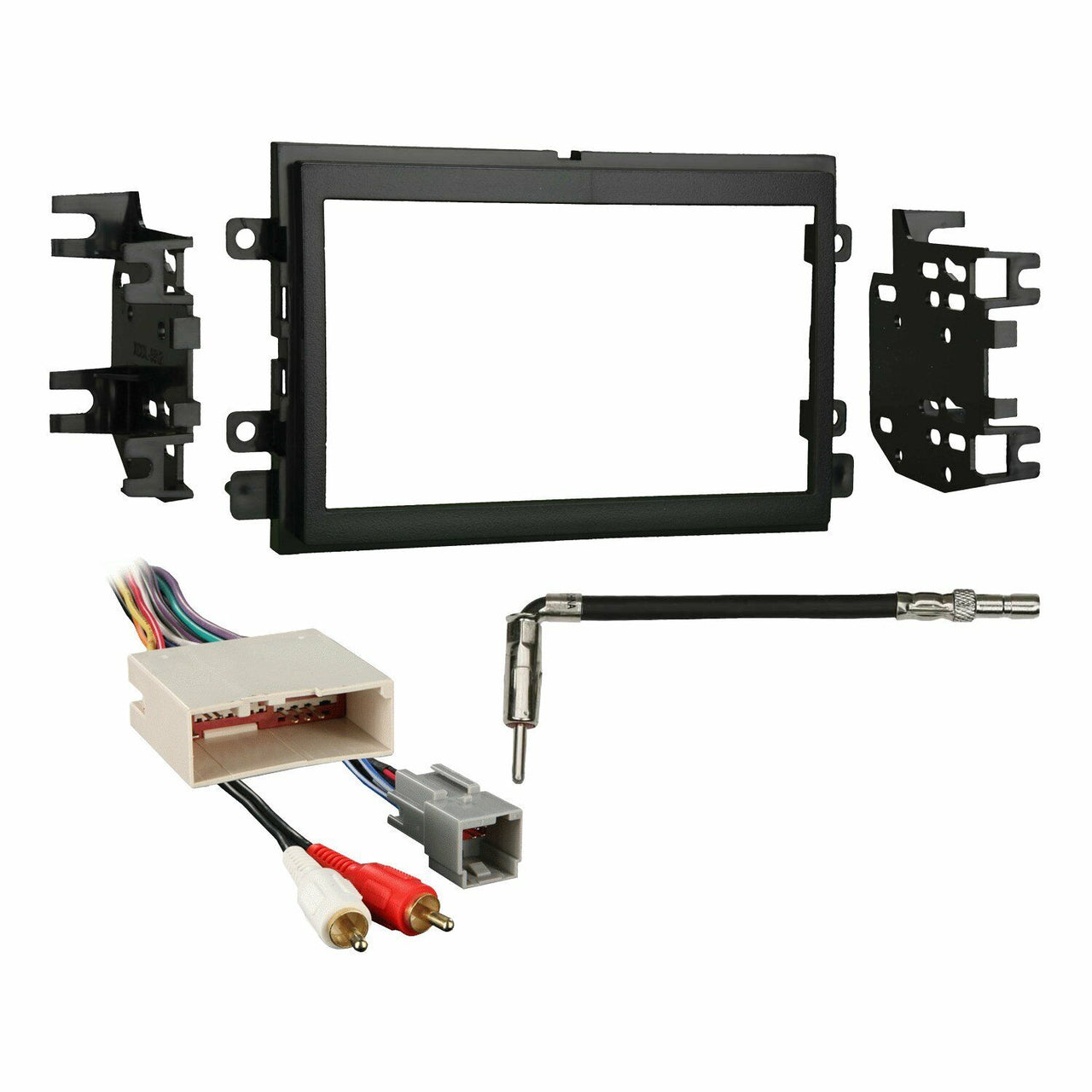 Double DIN Radio Dash Stereo Dash Kit compatible with 04-15 Ford F-150 With Wire Harness