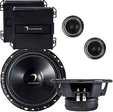 Diamond Audio H65S HEX Series 6.5“ 2-Way Component Set w/25mm Silk Dome Tweeter
