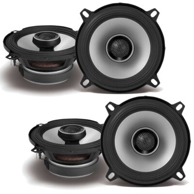 4 Pack Alpine 2S-S50 170W 5 1/4" Speakers + 72-5512 Harness & 82-5600 Adapter Fits 1991-Up Ford