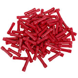 Install Bay RNBC-1 Red Nylon Butt Connector 22-18 Gauge Package of 1000, single connector image.