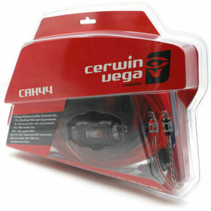 Cerwin Vega CAK44 4 Gauge 4 Channel Amplifier Kit OFC 100% Oxygen-Free Copper