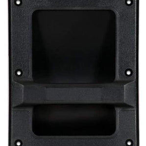 2 MR DJ HND86 8.3" X 6.5" Speaker Cabinet Plastic Bar Handles Black Recessed Heavy Duty