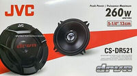 Thumbnail for JVC CS-DR521 520W Peak (80W RMS) 5.25'' DRVN Series 2-Way Coaxial Car Speakers