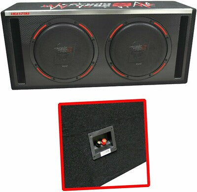 Cerwin Vega H6E12DV HED Series Dual 12" Vented Subwoofer Enclosure (Passive)