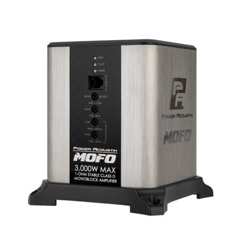 Power Acoustik MOFO1-3KD 3000 Watts MOFO Series Monoblock Class D Car Amplifier