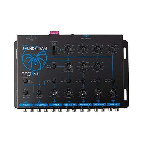 Soundstream PROX4.1 5-Way Electronic Crossover Optimized for Extreme SPL Applications