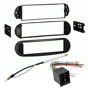 Car Radio Stereo Single DIN Dash Kit Harness Fit 1998-2011 Volkswagon Beetle