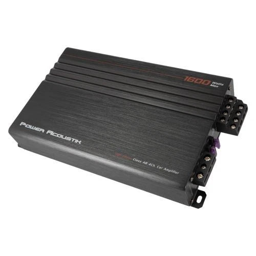 Power Acoustik CA4-1600 1,600W Class A/B 4-Channel Car Amplifier