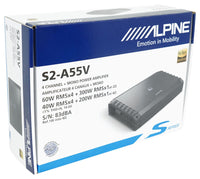 Thumbnail for Alpine S2-A55V S-Series 5-Channel 540 Watts Car Audio Amplifier