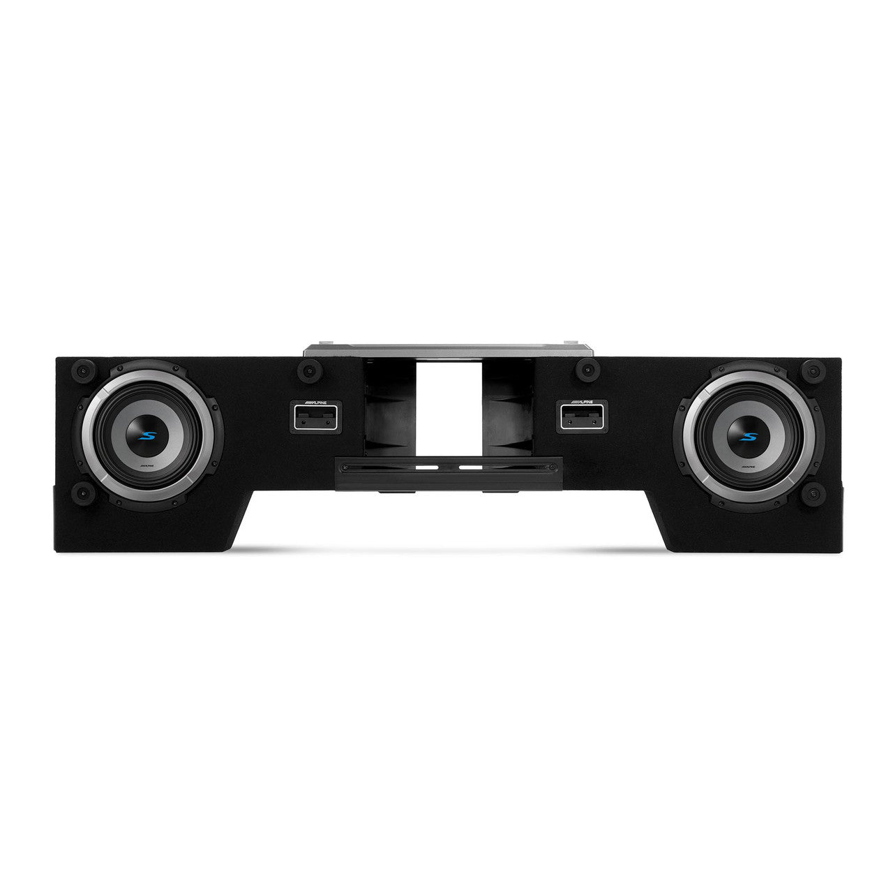 Alpine S2-DB8V-TRK Dual 8” Alpine Halo S-Series Preloaded Truck Subwoofer Enclosure with ProLink™