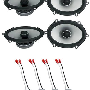 Alpine S2-S68 5x7" Front+Rear Factory Speaker Replacement Kit For 98-01 Ford Explorer