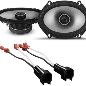 Alpine S2-S68 6x8" Front Speaker Fit 2001-2011 Mazda Tribute+ Harness