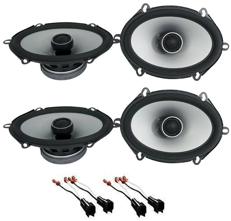 Alpine S 5x7" Front Rear Factory Speaker Replacement Kit Fit 2004-2006 Ford F-150