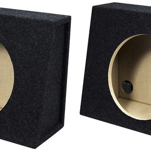 2 New Single 12" Reg Cab Truck Subwoofer Sealed Enclosure Stereo Bass Sub Box