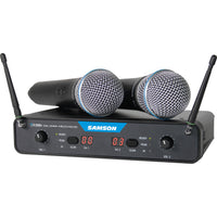 Thumbnail for Samson Concert 288x Handheld Dual-Channel Rackmount Wireless Microphone System