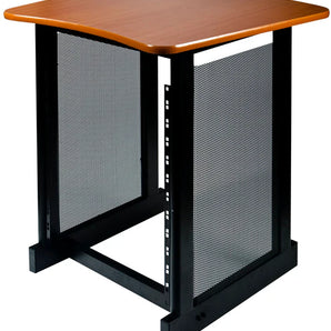 Yorkville SDR 12 Space Studio Rack W/ Woodgrain Top