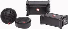 Rockford Fosgate P1T-S Punch 1" Tweeter & R165X3 6.5" 3-Way Coaxial Speaker