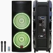 2 MR DJ PBX6600LED Bluetooth Speaker <br/>Professional Dual 2x15" 5500W Speaker PA DJ LIGHT Bluetooth