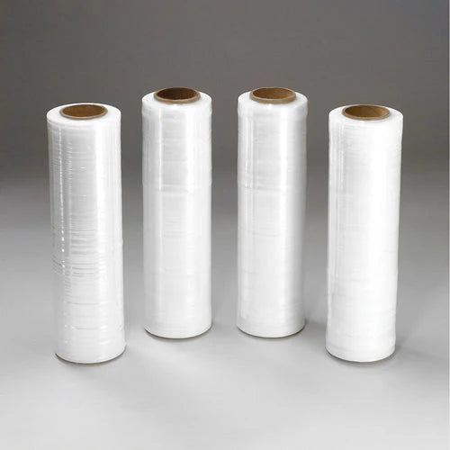 XP Audio 4 Rolls 18", 1500sq Feet, 80 Gauge Pallet Wrap Clear Stretch Film Shrink Hand Wrap