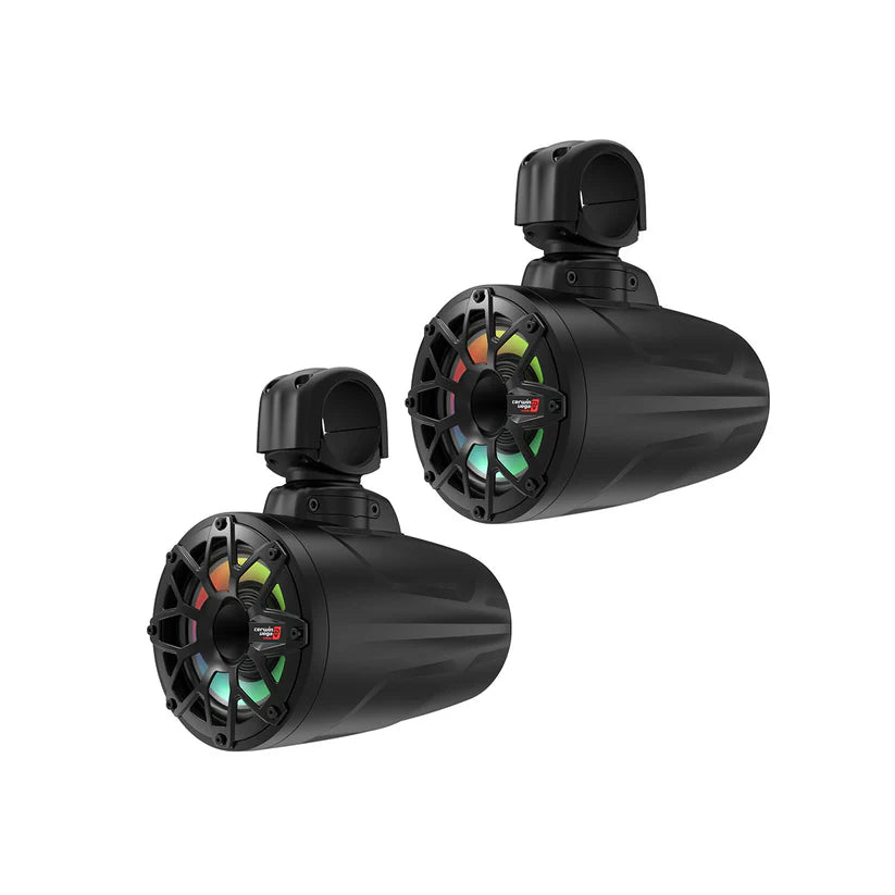 Cerwin Vega SL65F4B RPM Stroker 2-Way 6.5" Long Pod Speaker System (Pair) - Black